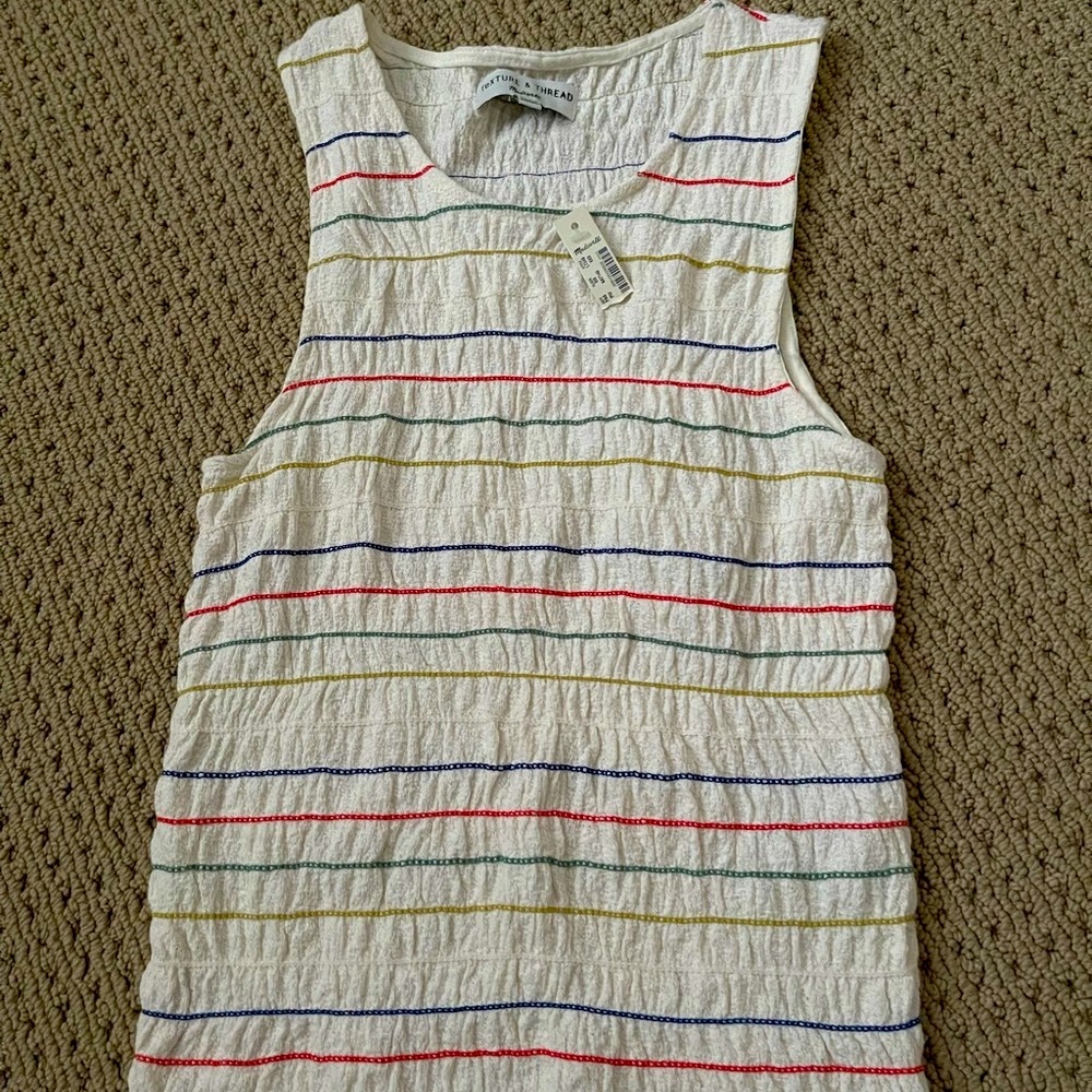 Madewell Texture & Thread Colored Tank Top
